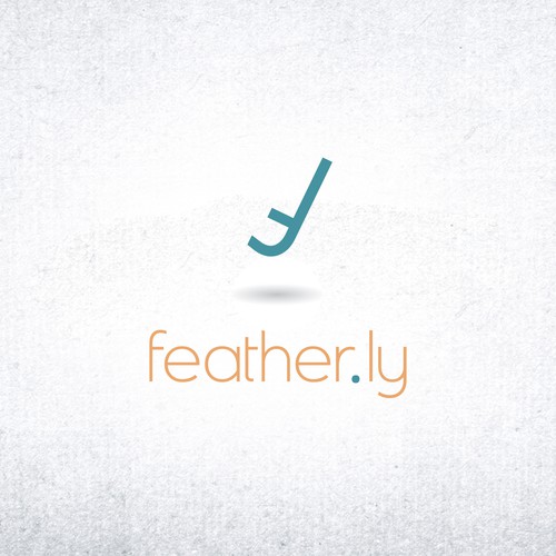 Create a logo for feather.ly -- a lightweight furniture company.