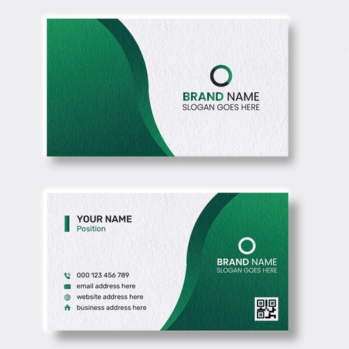 Eye-catching and impressive business card