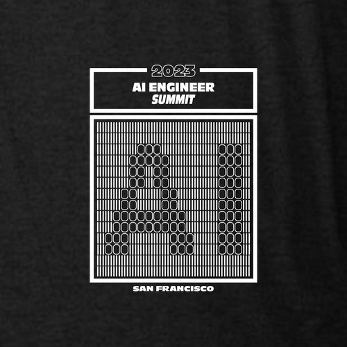 Tee design for an AI Summit