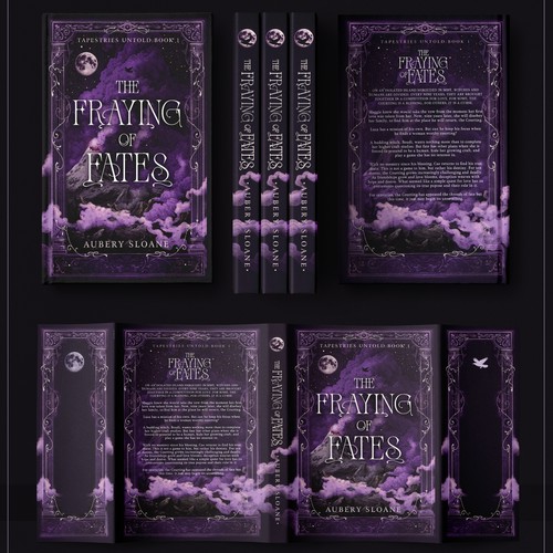 The Fraying of Fates, Illustrated fantasy cover