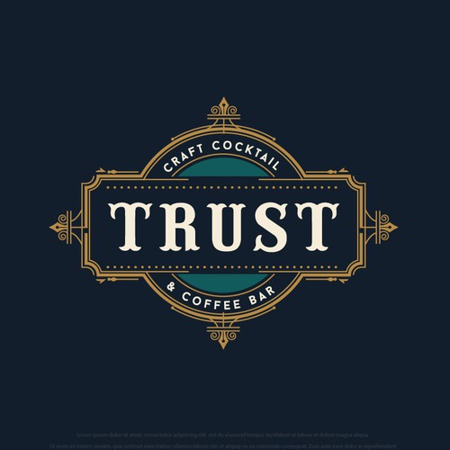 Logo design for coffee bar