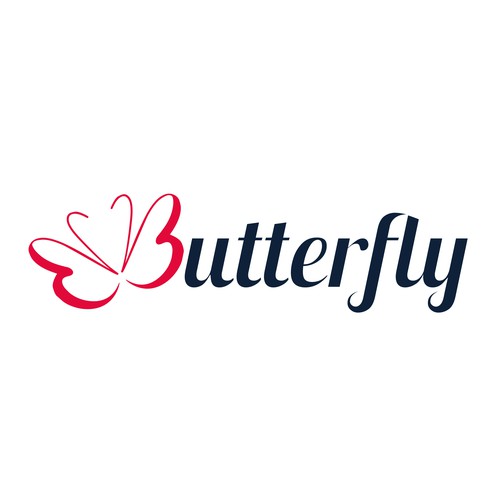 "Butterfly" Wordmark Logo