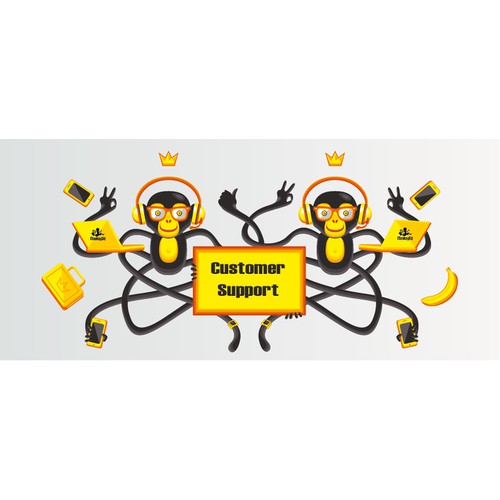 Create the next illustration or graphics for Monkeybiz