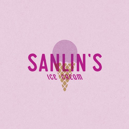 Logo Concept for Sanlin's Ice Cream