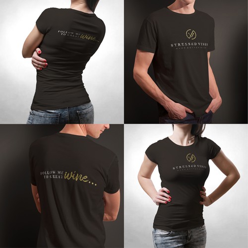 T-shirt Design for Wine Company