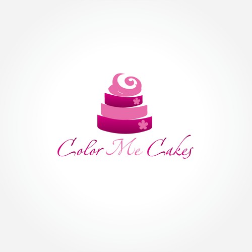 Create the next logo for Color Me Cakes