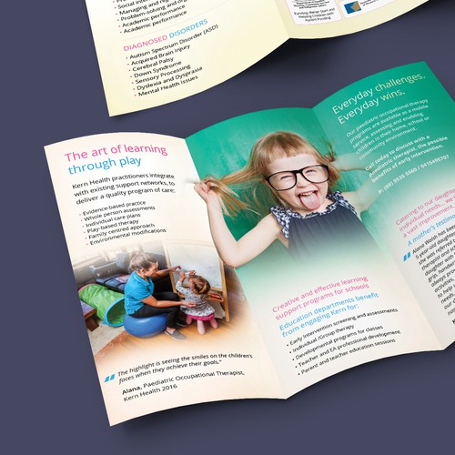 Trifold Brochure Design for Kern Healthcare