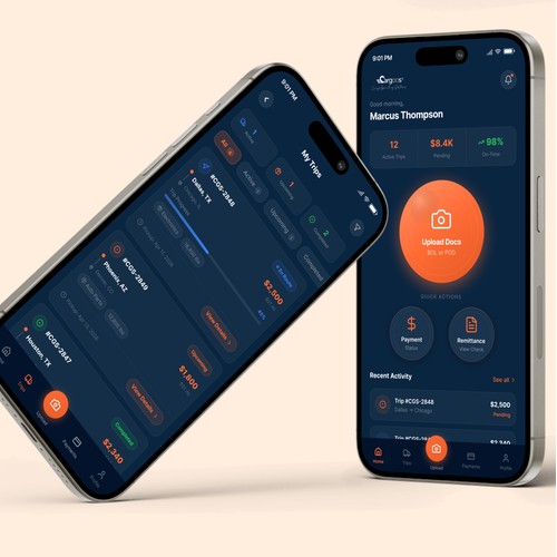 Fintech mobile App for cargoos