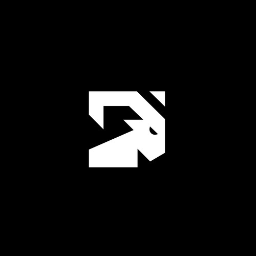 geometric goat logo