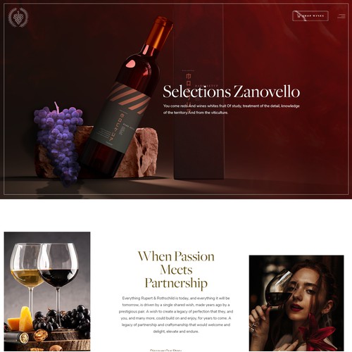 Luxury Shopify Wine Store