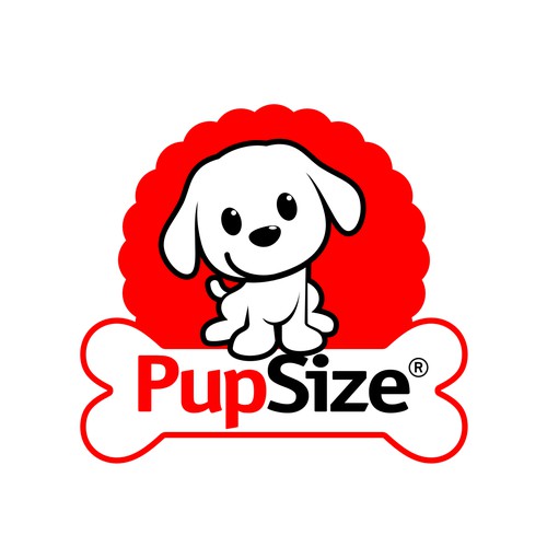 PupSize- Identifier Logo for Small Dog Products & Services