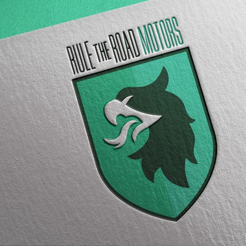 Heraldic inspired logo design