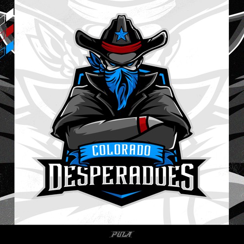 Professional Sports Team Logo for Colorado Desperadoes