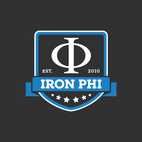 Help us raise money for ALS research with a logo for Iron Phi charity athletics program