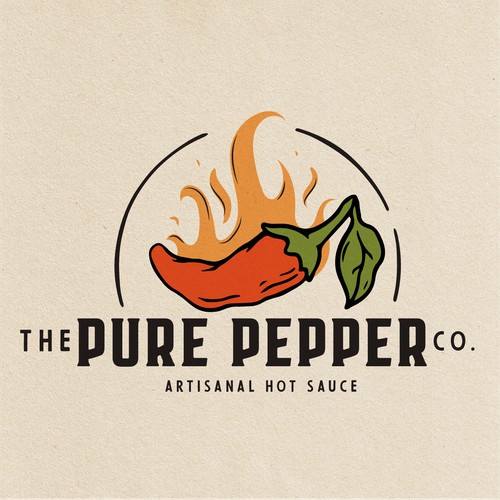 Artisanal Hot Sauce Logo