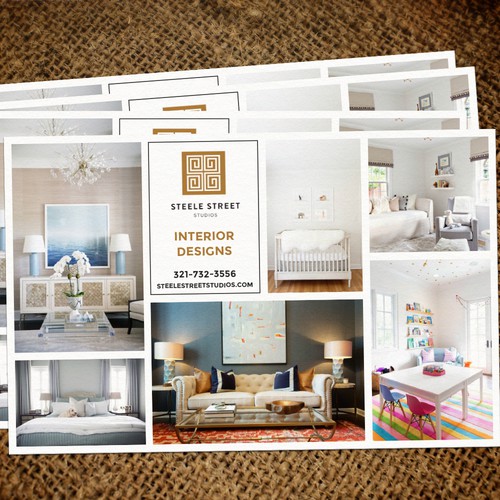 Postcard for tinterior designs