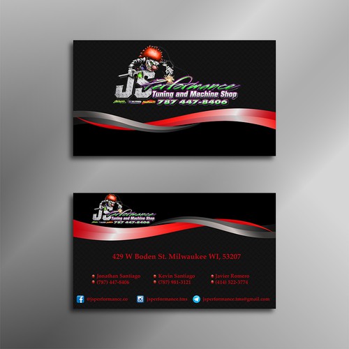 JS Performance Business Card