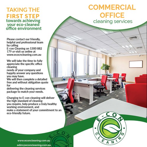 Trifold Design for econ cleaning 