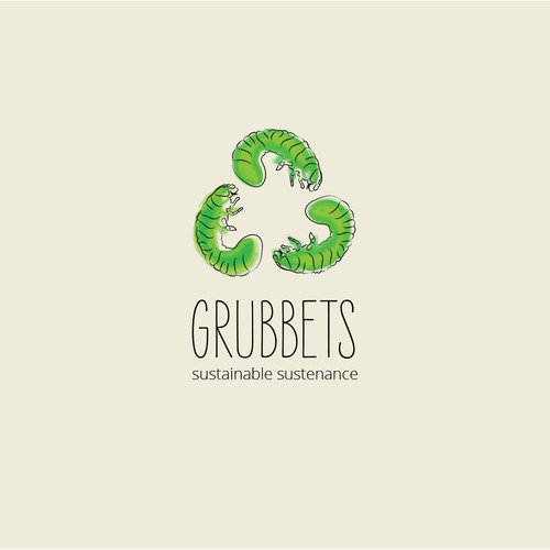 Logo for a sustainable insect based animal feed
