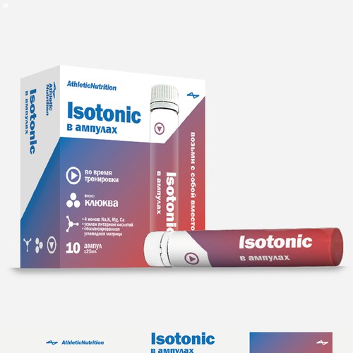 Athletic Nutrition Isotonic Packaging