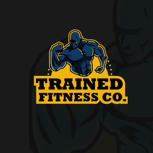 Logo concept for Trained Fitness co.