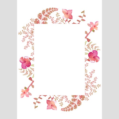 Floral frames