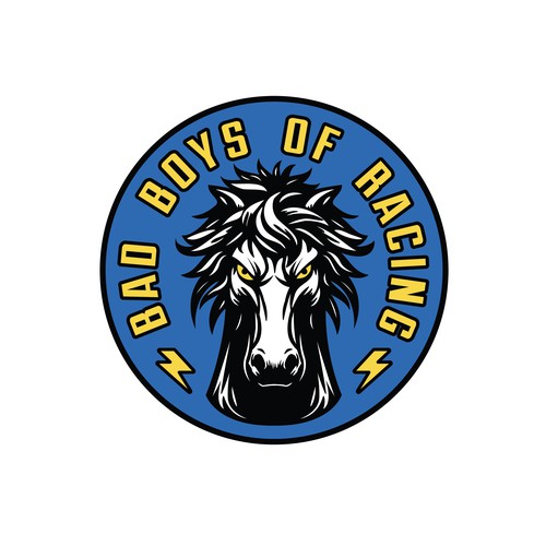 Fantastic Menacing Horse Logo - Mascot