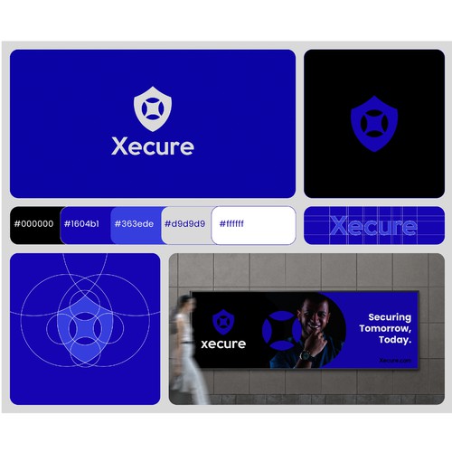 Xecure — Cybersecurity Brand Identity & SaaS Visual System