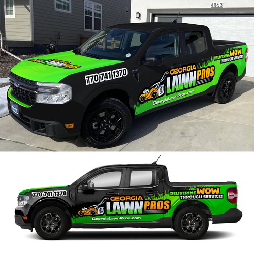 car wrap design for Georgia Lawn Pros