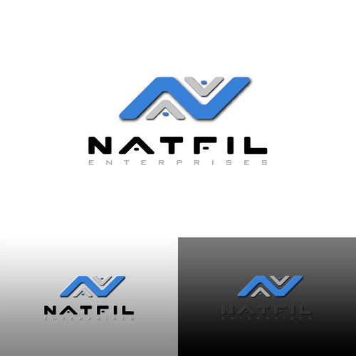 Create a modern abstract logo for industrial company