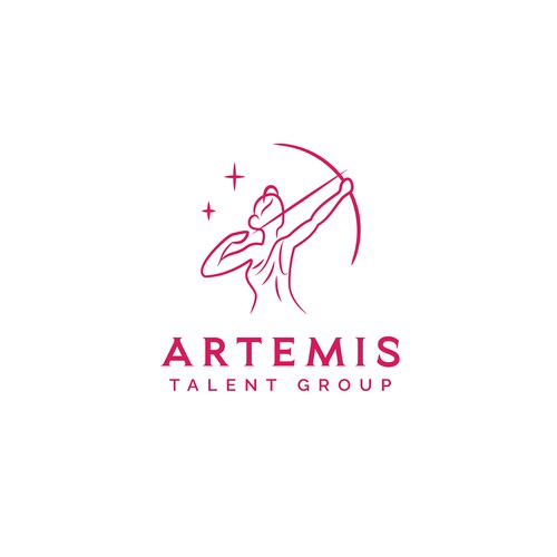 Greek Goddess inspired logo