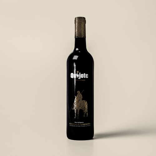 Label for red wine Quijote
