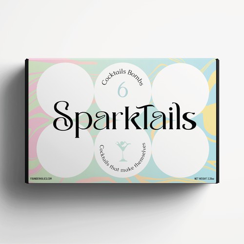 Packaging Design for Cocktail bombs