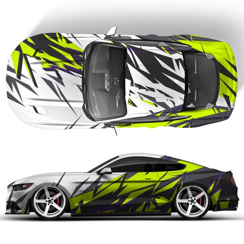 Mustang GT Wrap Design