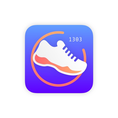 App Icon Design For Step Counter