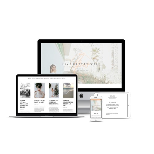 Squarespace Web Design - Blog/Personal Brand