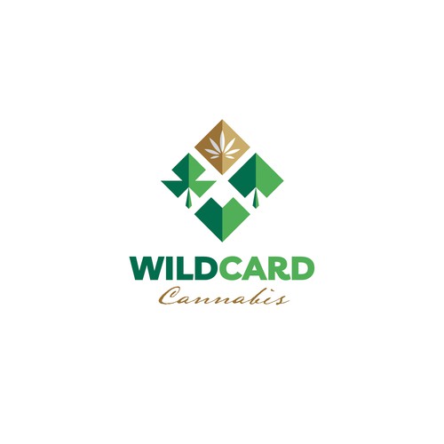 WildCard Cannabis Logo Concept