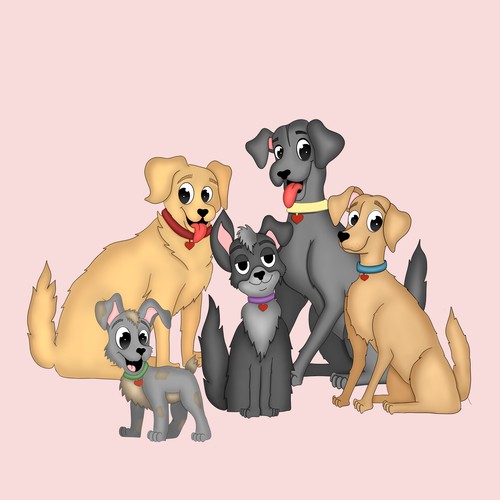 Dog family