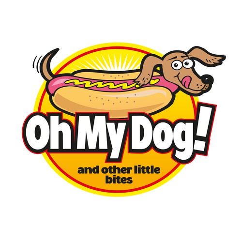 Logo for a a hotdog joint