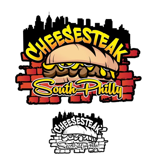 Cheesesteak South Philly needs a new logo
