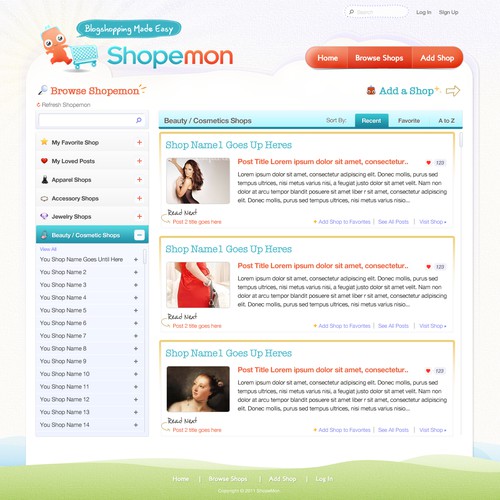 shopemon - fun, asian-focused fashion site looking for the best of the best creatives