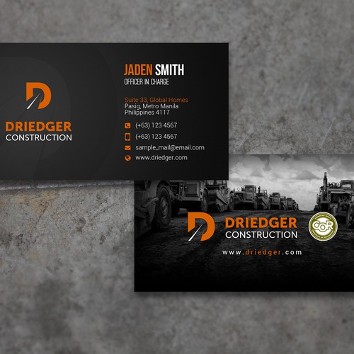 Your help is required for a new business card