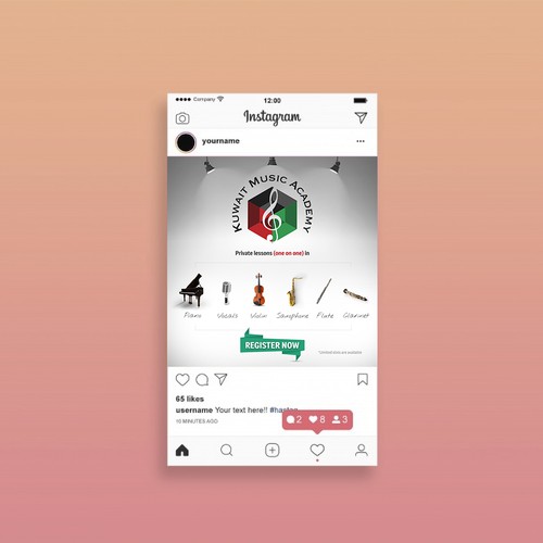 Design for Instagram AD