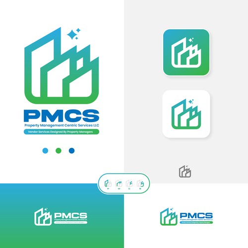 PMCS property logo design