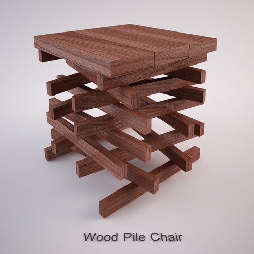 Wood Pile Chair