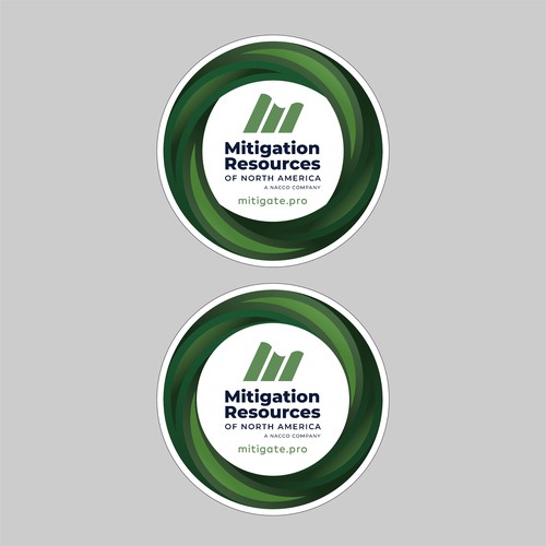 Mitigation Resources of North America Sticker design
