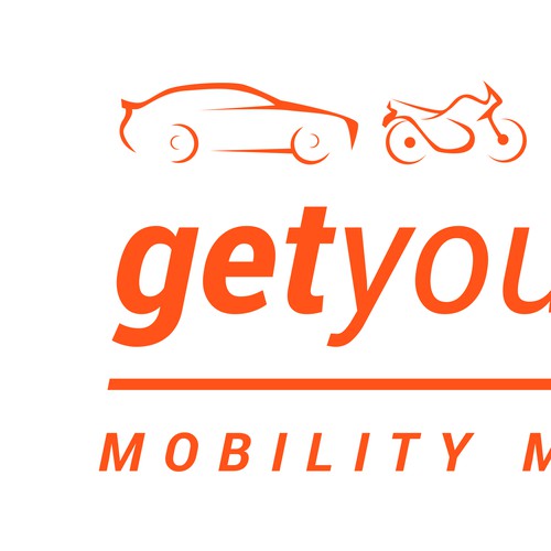 Modern logo for an online marketplace for vehicles