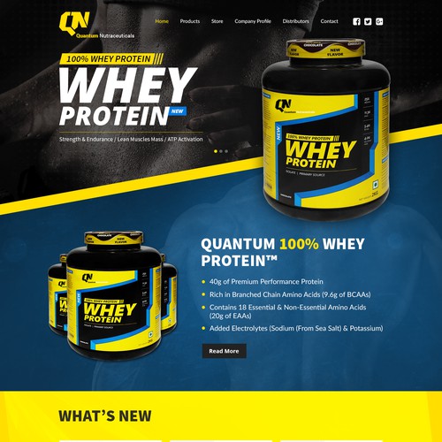 Whey Protein Website