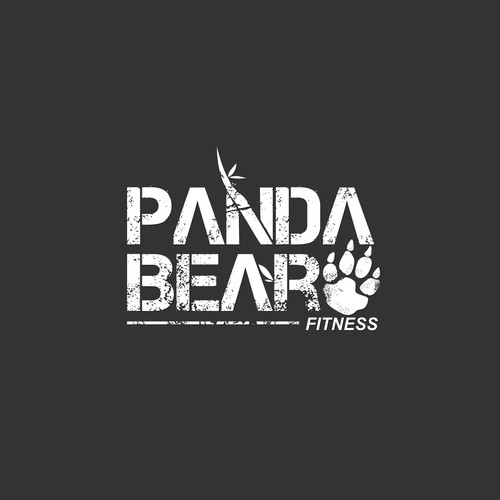 Bold logo concept for Panda Bear Fitnes
