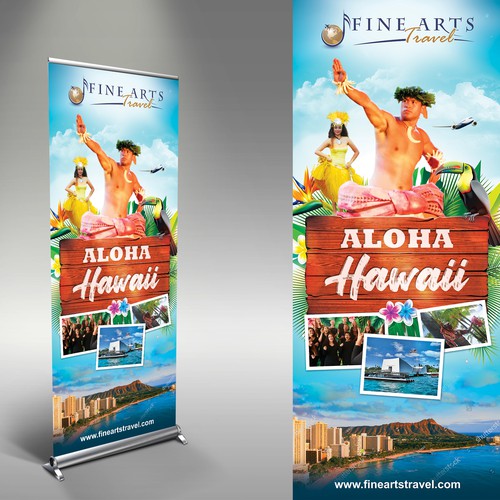 Fine Arts Travel Roll Up Banner